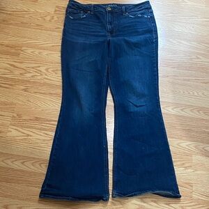 edgely high rise flare jeans size 16